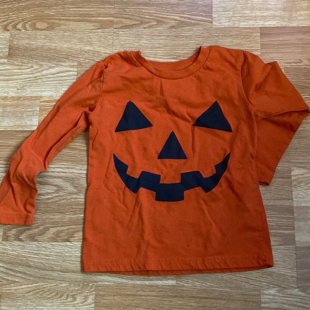 3T long sleeve Pumpkin Shirt